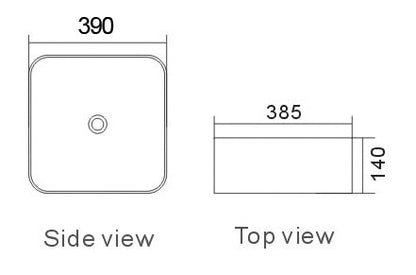 440x440x100  Basin