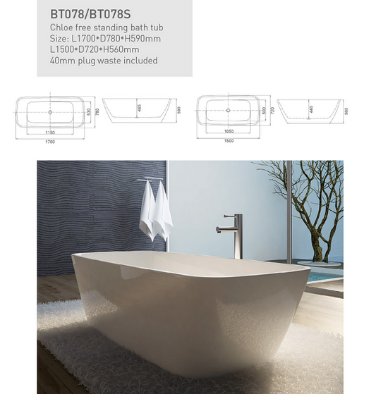 CHLOE Free Standing Bath Tub