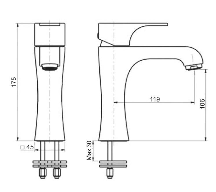 Hino series BASIN MIXER