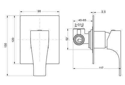 HINO Shower Mixer