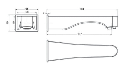 HINO Wall Spout
