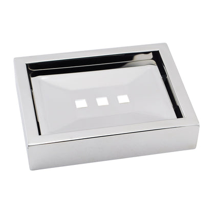 Cavallo Chrome Square Soap Dish
