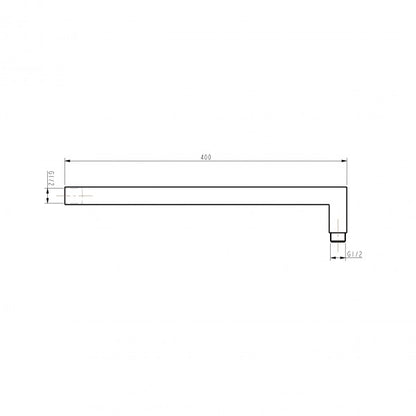 Square Shower Arm