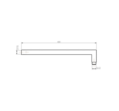 Round Shower Arm