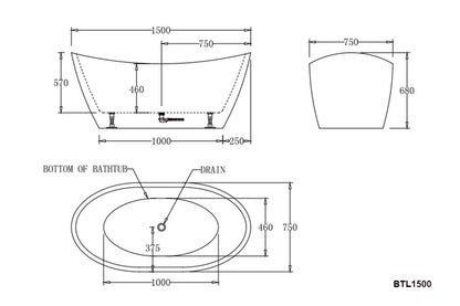 Lyon Freestanding Bathtub