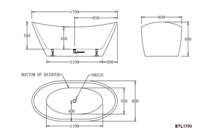Lyon Freestanding Bathtub