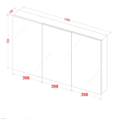 BMC-1200 — Mirror Cabinet