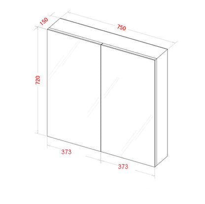 BMC-750 — Mirror Cabinet