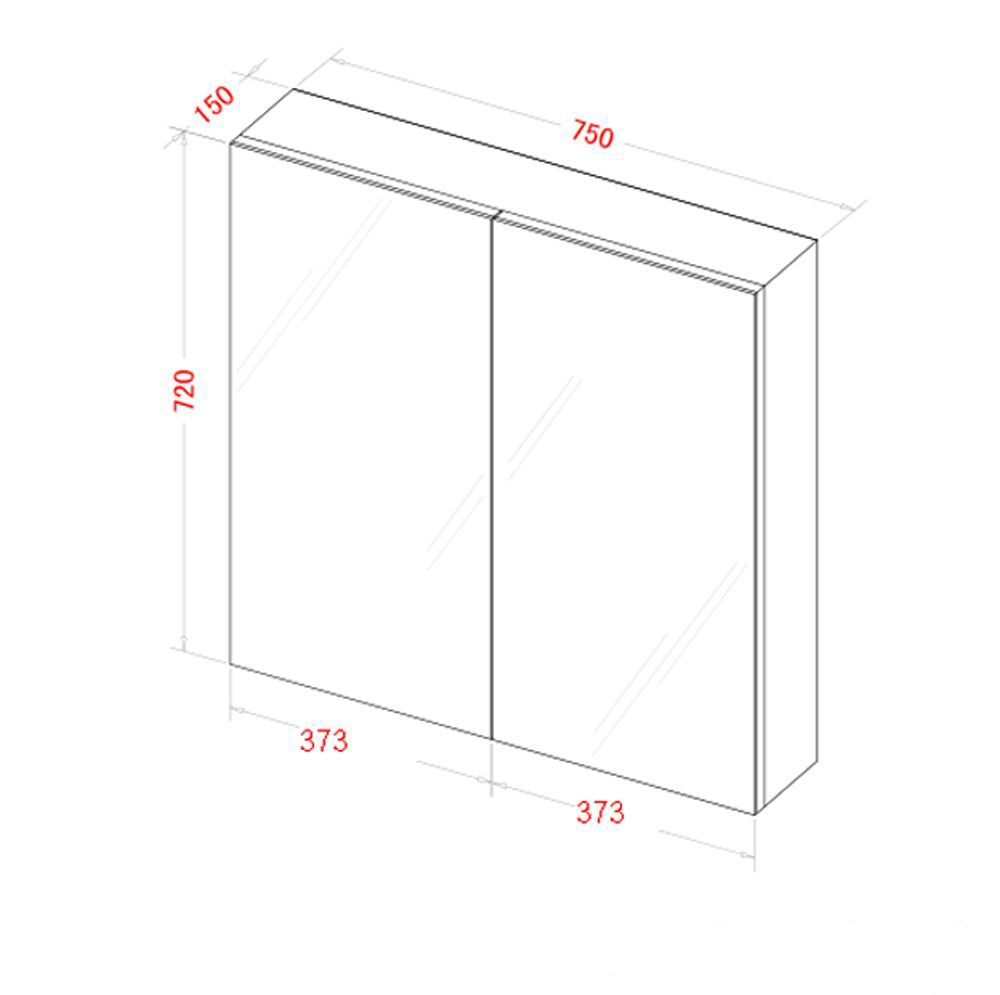 Rio MIRROR CABINET