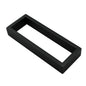 Cavallo Matte Black Square Hand Towel Rail 260mm