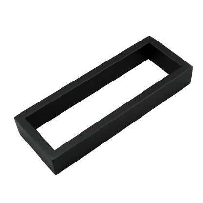 Cavallo Matte Black Square Towel Rail 200mm