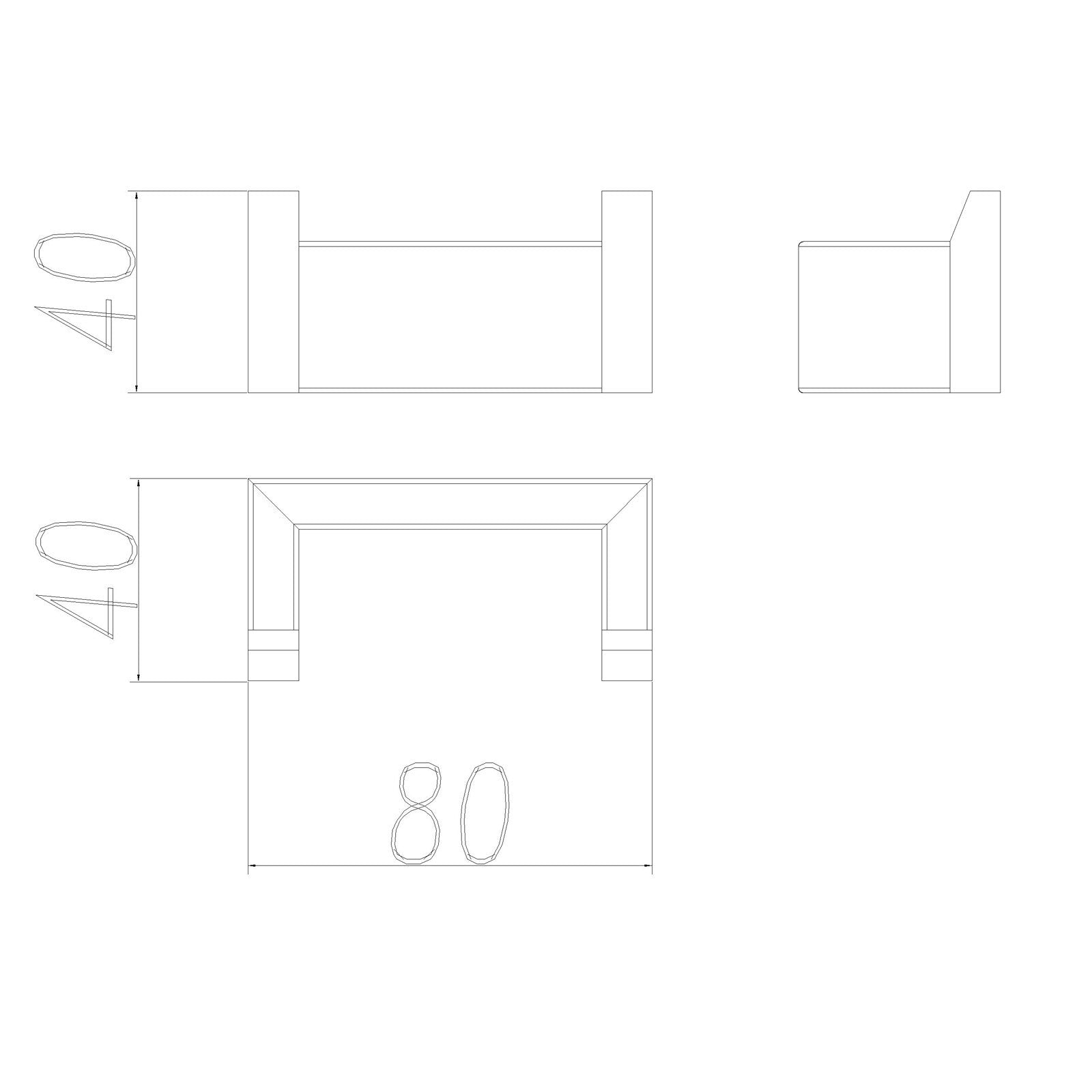 Cavallo Brushed Nickel Square Double Robe Hook