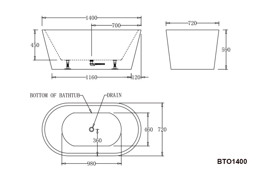 Oslo Freestanding Bathtub