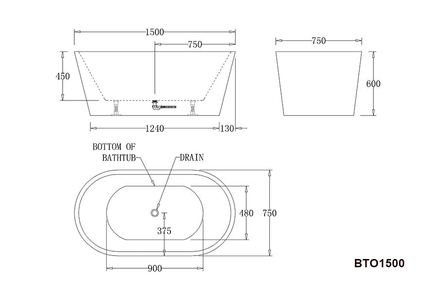Oslo Freestanding Bathtub