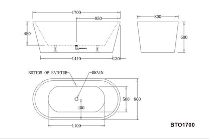 Oslo Freestanding Bathtub
