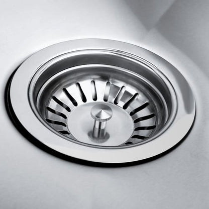 Stainless Steel Square Handmade Kitchen / Laundry Double Bowl Sink Flush 1mm Thick