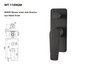 EXON Shower Mixer with Diverter in Gun Metal