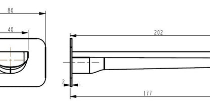 BTV8660 — Wall Mounted Bath Spout