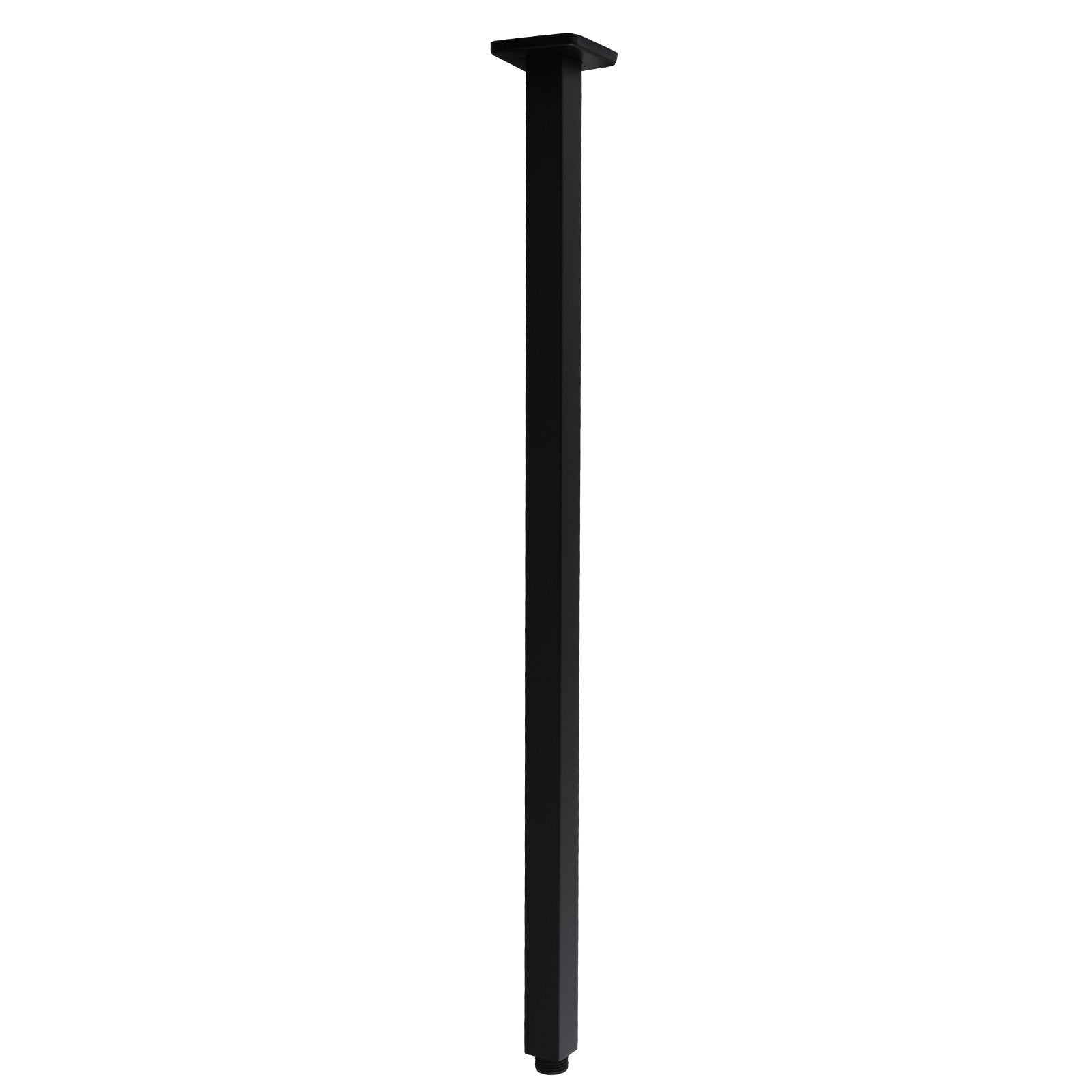 Cavallo Matte Black Square Ceiling Shower Arm 600mm