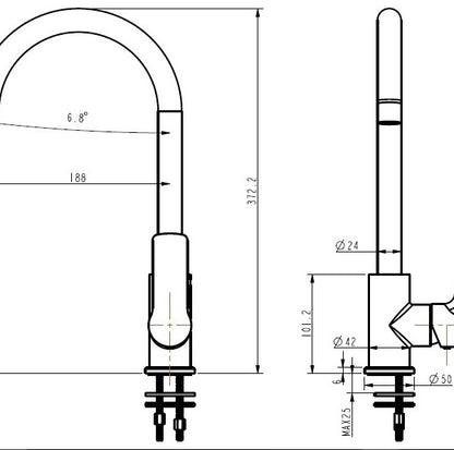 BTR7360 — Kitchen Mixer