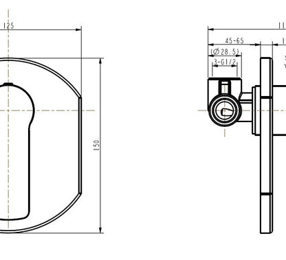 BTR8460 — Shower Mixer