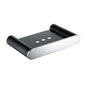 Esperia Matte Black & Chrome Soap Dish