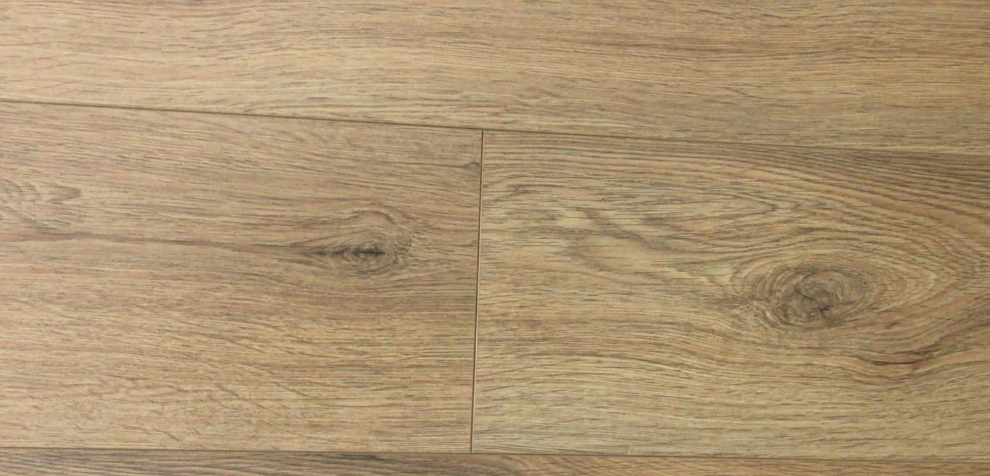 LAMINATE FLOORING CLICK SYSTEM 1218x198x12mm     8 pieces (1.93sqm)/Box  45 Boxes/Pallet    $16/sqm