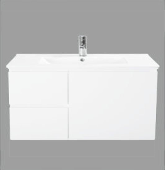 750 Vanity Unit - Lucas Slim Series - Wall Hung