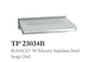 BIANCO W/Mnt S/St  Soap Dish