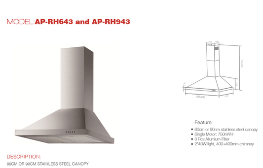 MODEL: AP-RH643 and AP-RH943