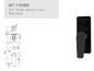 NOIR Show/Divertor Mixer Black