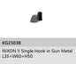 EXON Single Hook in Gun Metal