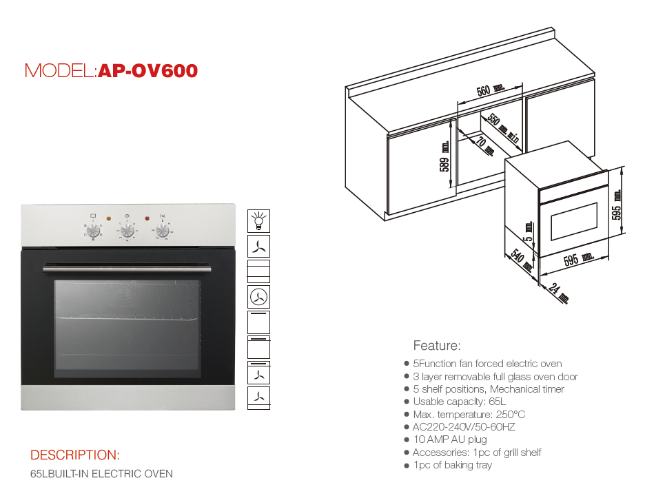 MODEL AP-OV600