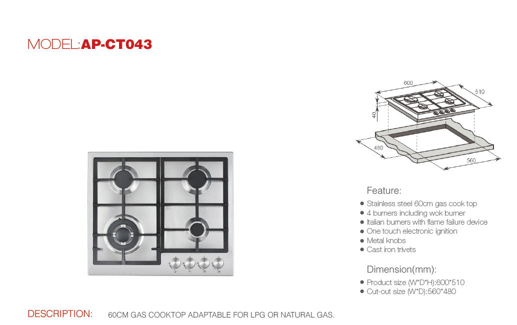 MODEL AP-CT043