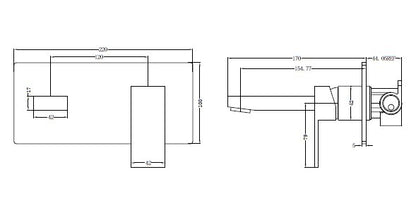 BTT3104 — Wall Mixer