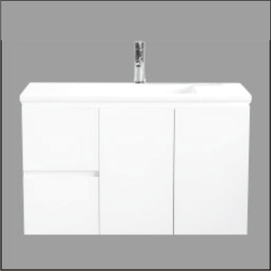 900 Vanity Unit - Lucas Series - Wall Hung
