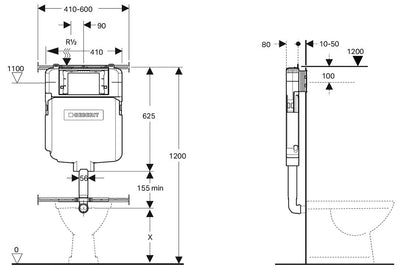 GBT-795-CC – Geberit Concealed Cistern