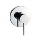 Round Chrome Shower Bath Wall Mixer